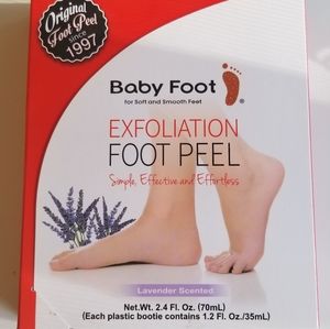 Baby Foot Exfoliation Foot Peel Lavender Scent - New in box